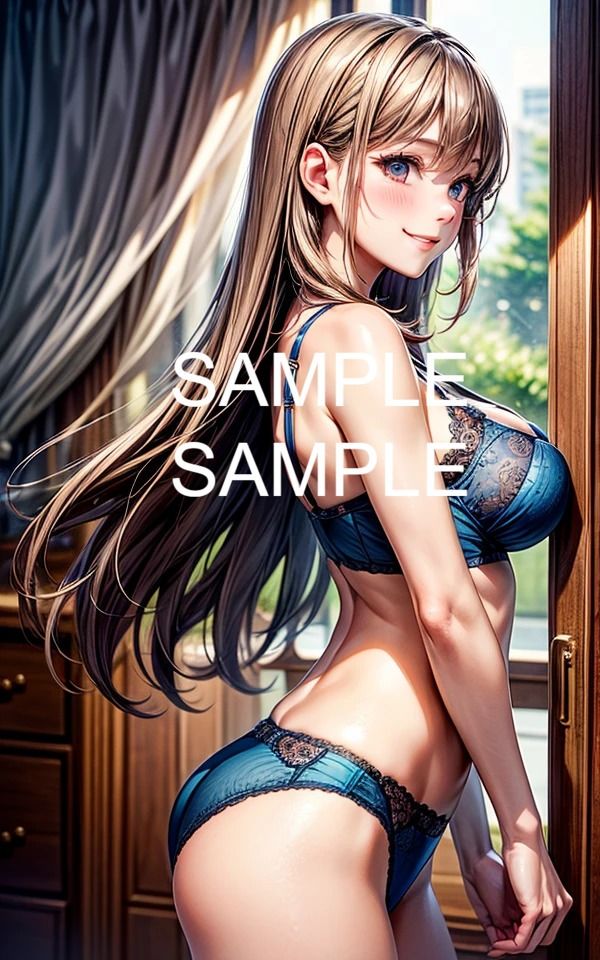 サンプル画像1:ランジェリー美女イラスト集(ラテ) [d_421574]