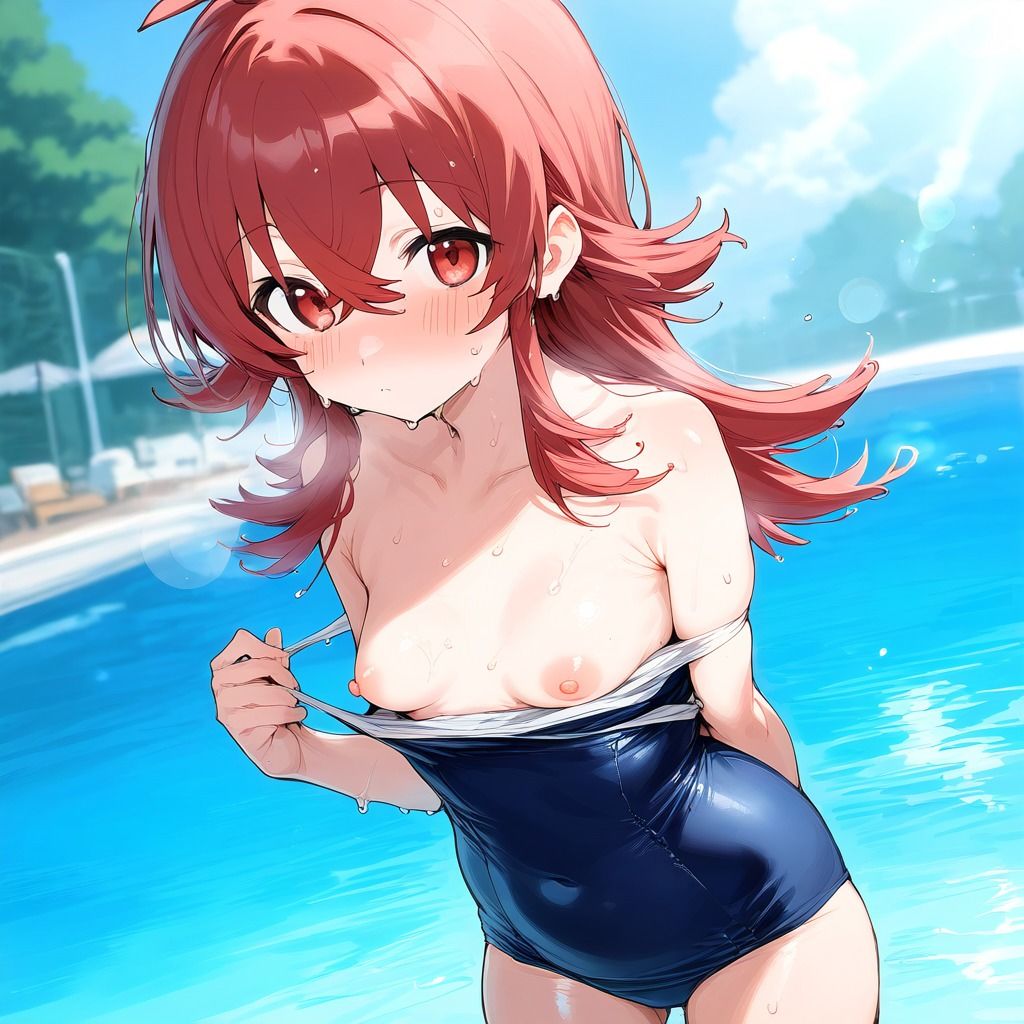 サンプル画像1:果穂ちゃんと夏の思い出CG集(nokaP) [d_421594]