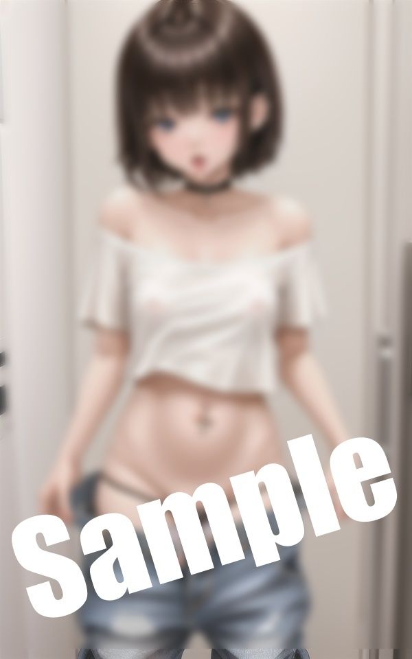 サンプル画像1:童顔美女に中出し〜淫らな姿でトイレに誘われて・・・「はやくこっちにきて！」(露出系美女クラブ) [d_421632]