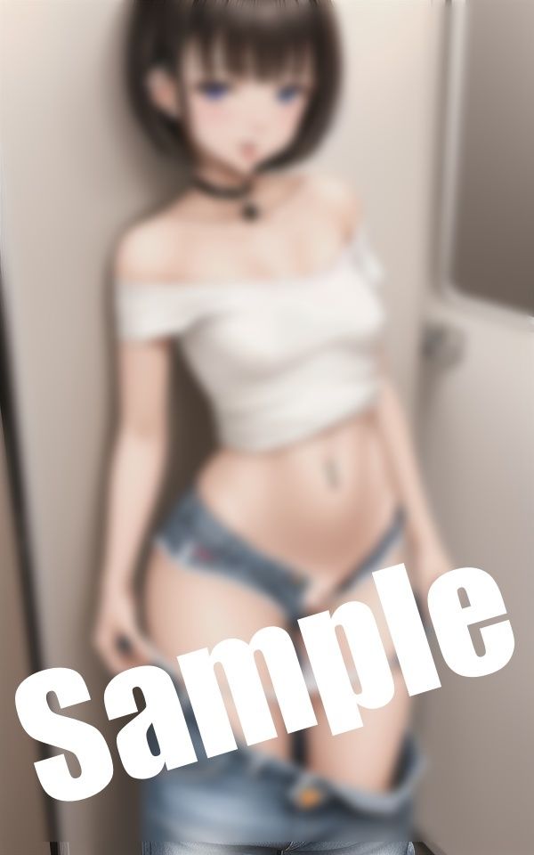 サンプル画像2:童顔美女に中出し〜淫らな姿でトイレに誘われて・・・「はやくこっちにきて！」(露出系美女クラブ) [d_421632]