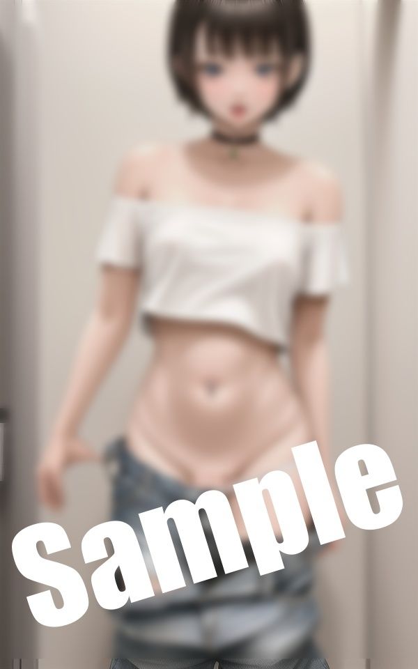 サンプル画像4:童顔美女に中出し〜淫らな姿でトイレに誘われて・・・「はやくこっちにきて！」(露出系美女クラブ) [d_421632]