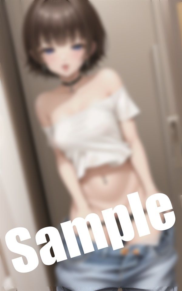 サンプル画像5:童顔美女に中出し〜淫らな姿でトイレに誘われて・・・「はやくこっちにきて！」(露出系美女クラブ) [d_421632]