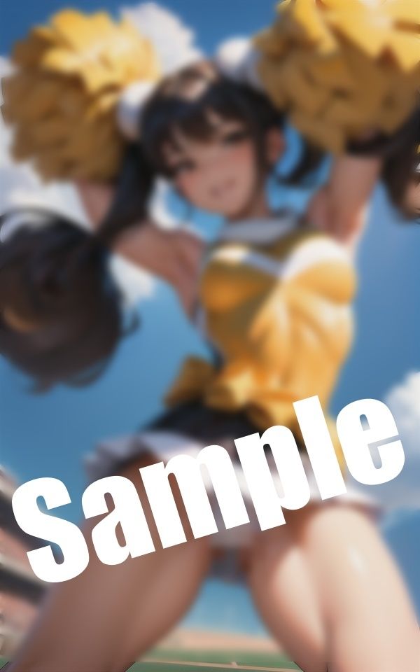 サンプル画像1:パンチラ・チアガール〜パンツ見せながら踊る巨乳チアガール(美女ワンダーランド) [d_421647]