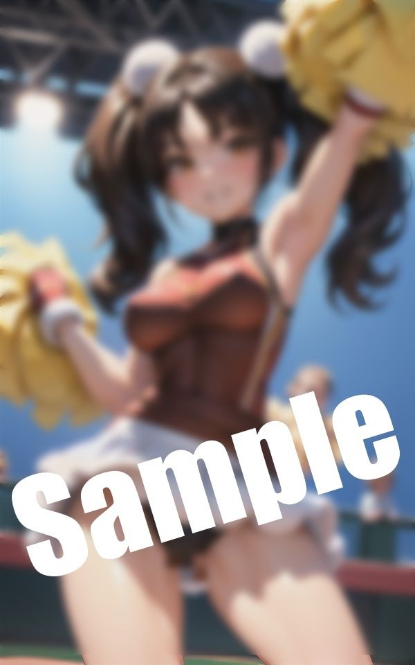 サンプル画像3:パンチラ・チアガール〜パンツ見せながら踊る巨乳チアガール(美女ワンダーランド) [d_421647]