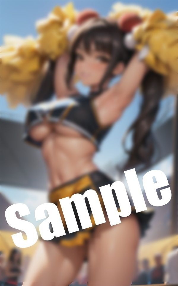 サンプル画像4:パンチラ・チアガール〜パンツ見せながら踊る巨乳チアガール(美女ワンダーランド) [d_421647]