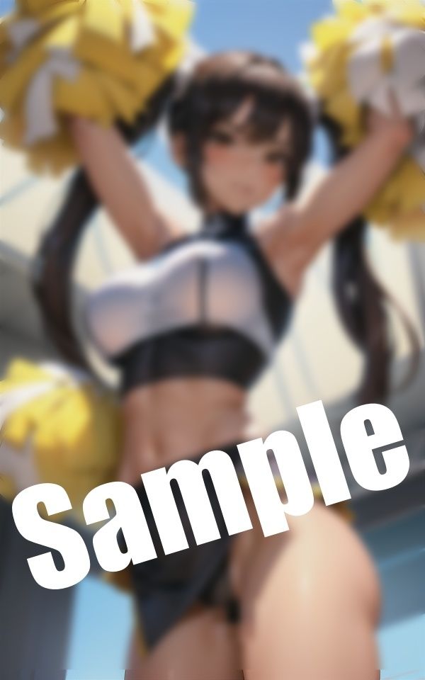 サンプル画像5:パンチラ・チアガール〜パンツ見せながら踊る巨乳チアガール(美女ワンダーランド) [d_421647]