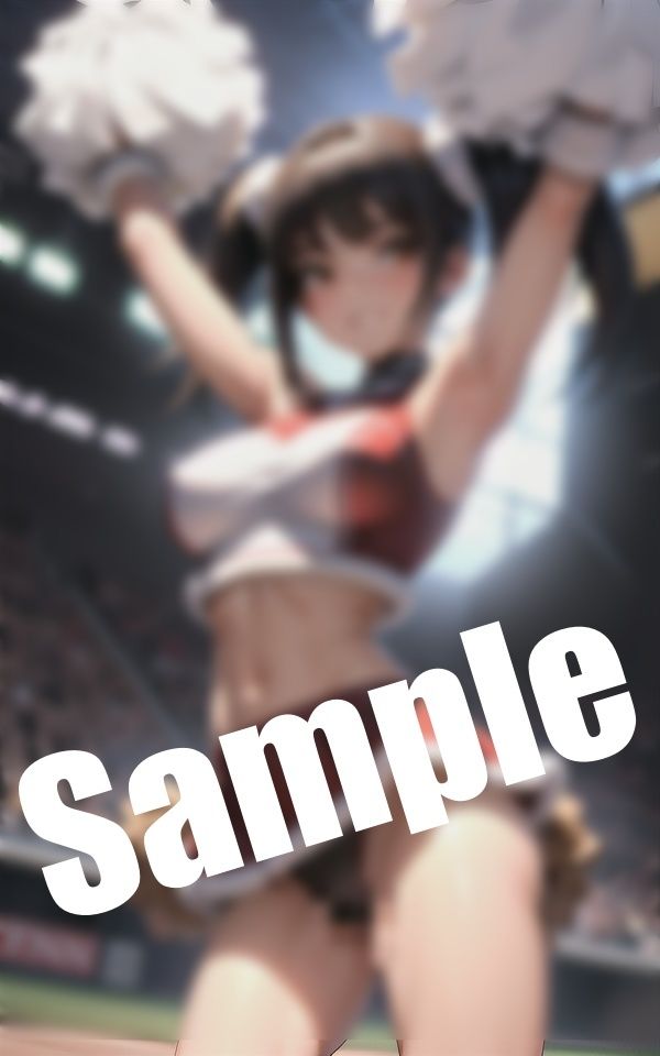 サンプル画像6:パンチラ・チアガール〜パンツ見せながら踊る巨乳チアガール(美女ワンダーランド) [d_421647]