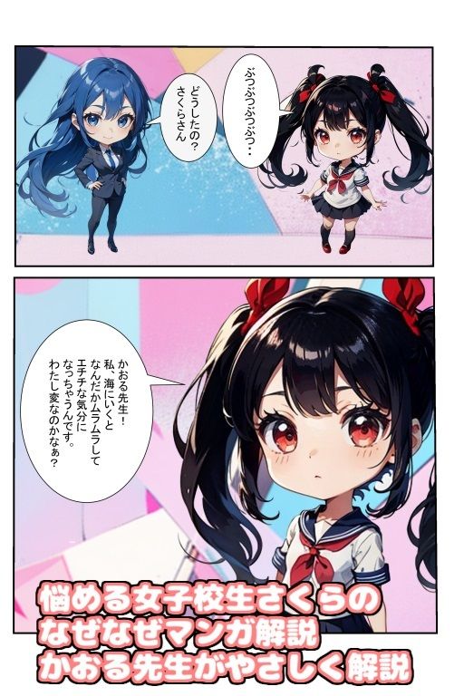 サンプル画像2:美少女だらけのセーラーえっち海水浴(AI IMEKURI) [d_421722]