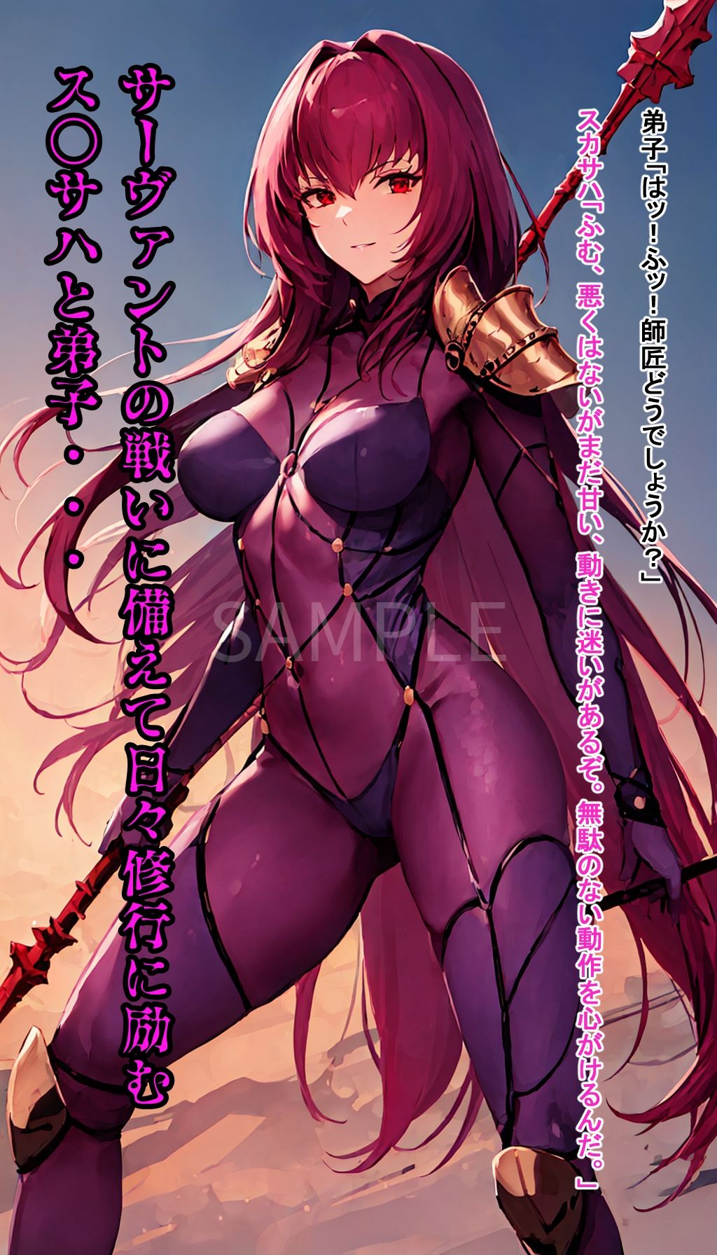 サンプル画像1:憧れの師匠がキモオヤジ達に孕ませられました(生絞り爆乳美女) [d_421852]