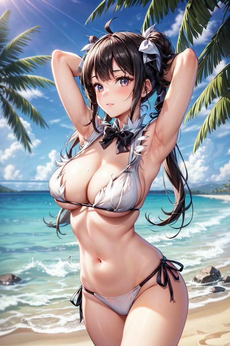 サンプル画像1:ヘスティアさんのイラスト集(ラブリーパンチ（パロディ）) [d_421860]