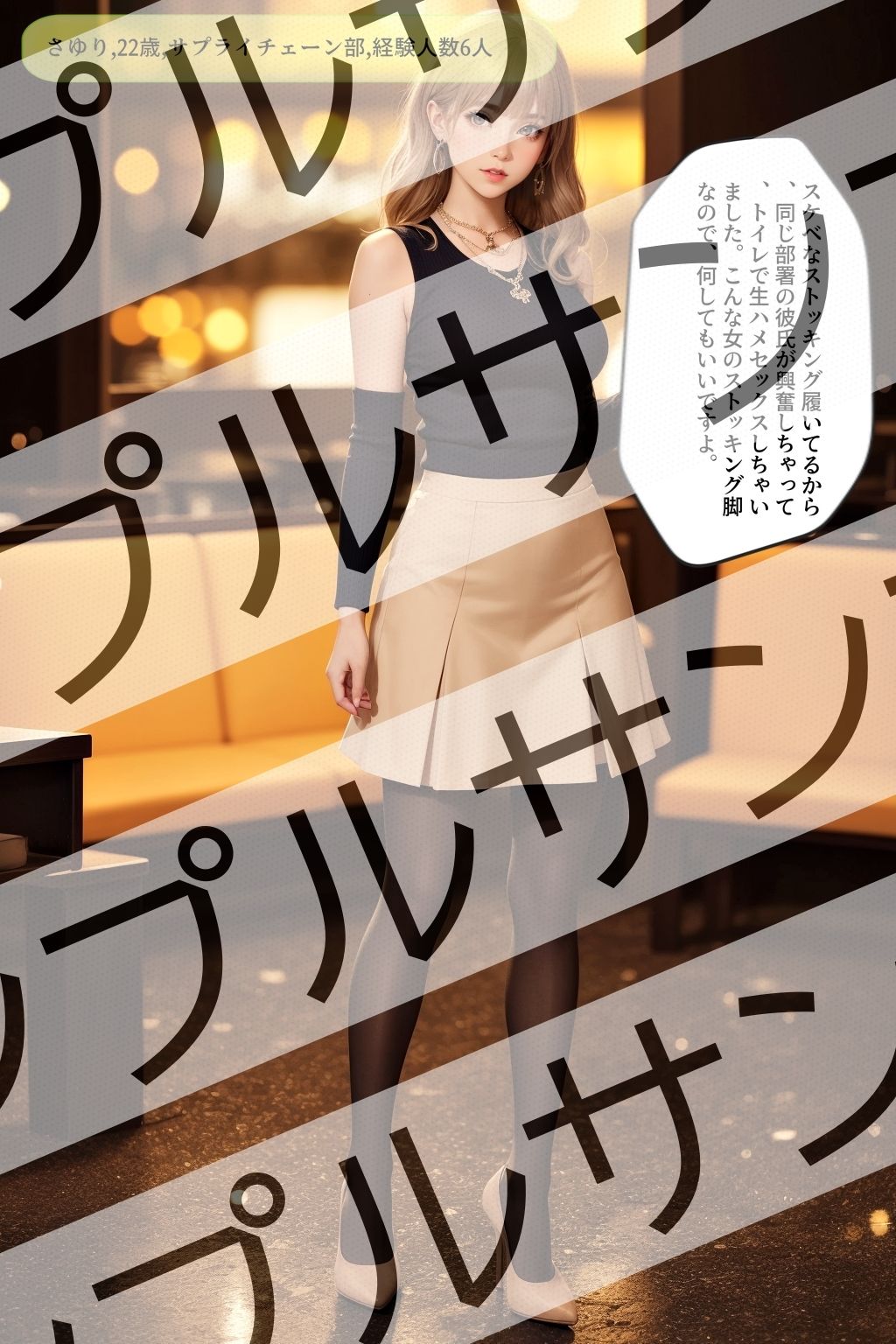 サンプル画像4:職場の新人OLの黒ストッキングとパンプスがエロすぎる件 vol.1(あらぶるま18＋（二次元）) [d_421868]