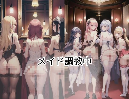 サンプル画像2:ハーレム宮殿！メイド調教中！(美女の館) [d_421876]