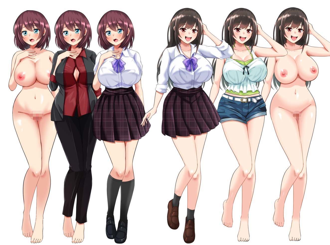 サンプル画像5:俺たち女になっても友達だよな？(まくら) [d_421914]