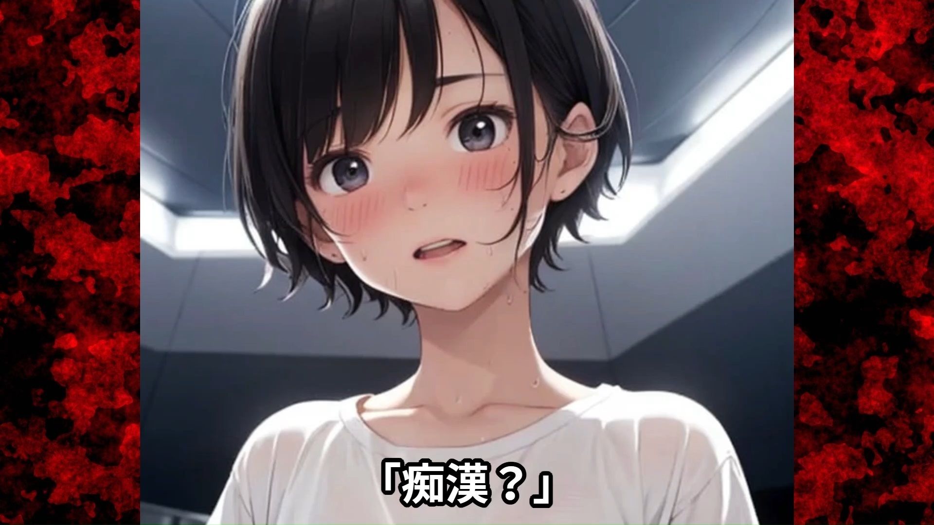 サンプル画像2:【J○痴●体験告白】超満員の映画館の立見席で身動きのできない女子○○○を痴●しようとしたらそのまま犯しちゃった話(少女痴●体験告白) [d_421994]