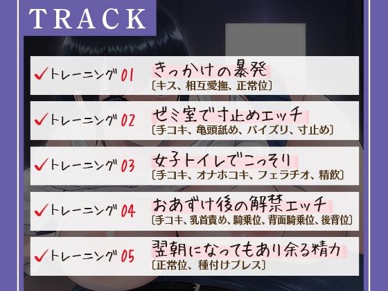 サンプル画像5:【ASMR＋アニメ同梱版】後輩彼女・西村ユキちゃんの小悪魔な寸止め射精管理＆SEXトレーニング(yogurt工房) [d_422076]