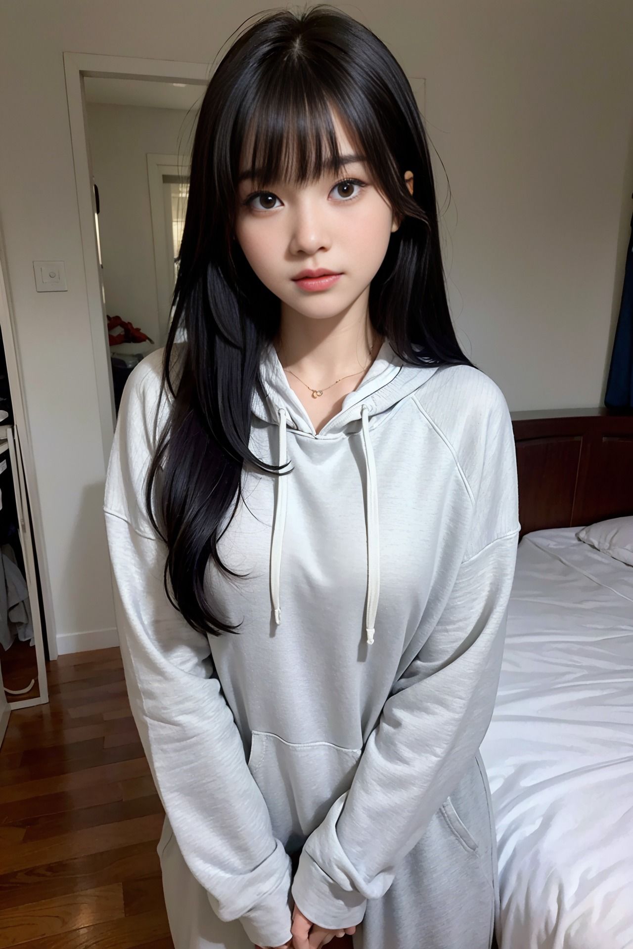 サンプル画像2:ニート女子と部屋に2人きりで…(クリエスト) [d_422078]