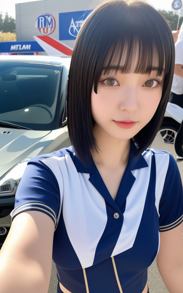 サンプル画像3:素朴で大胆なエロレースコンパニオン(マイキ) [d_422097]