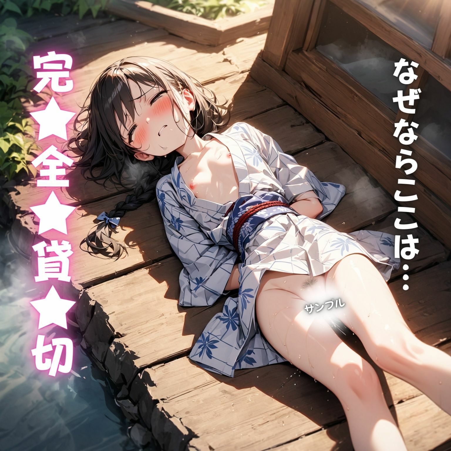 サンプル画像6:絶品！生えかけ温泉旅館 〜生えかけは一瞬の輝き〜(永依藍LAB（えーあいらぼ）) [d_422106]