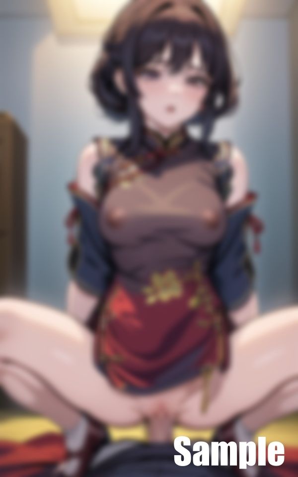 サンプル画像6:魅惑のチャイナドレス〜閉店後の中華料理店(じゃずな) [d_422183]