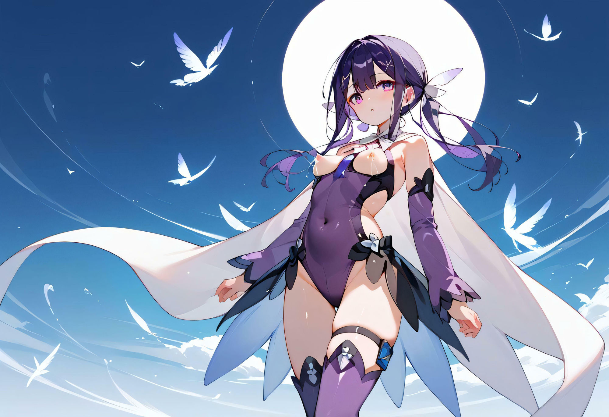 サンプル画像3:乳も飛べるはず(ハイパーシンク) [d_422315]