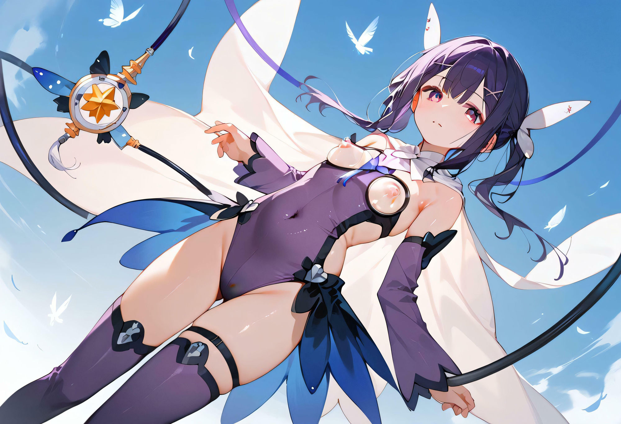 サンプル画像4:乳も飛べるはず(ハイパーシンク) [d_422315]