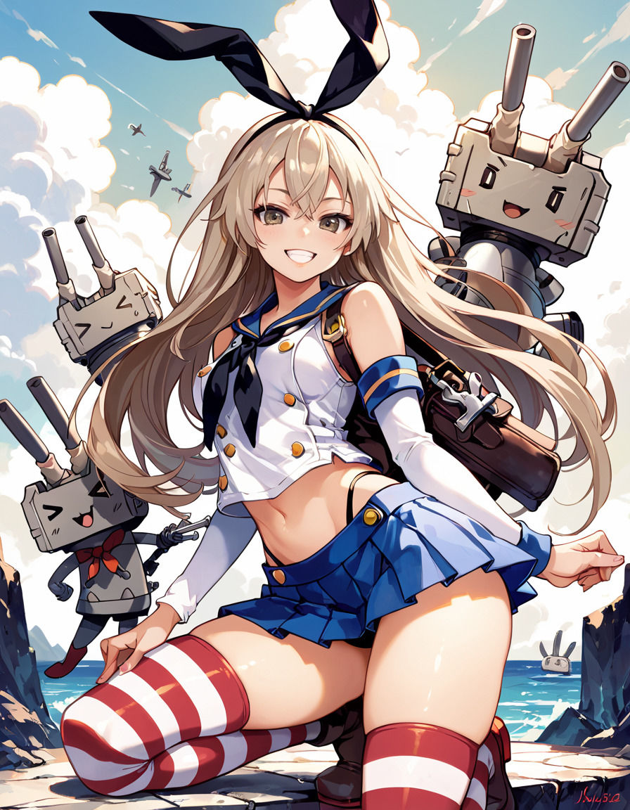 サンプル画像1:【〇隊これくしょん-〇これ-】島〇の写真集 プレミアム(DJart_ISUKO) [d_422328]