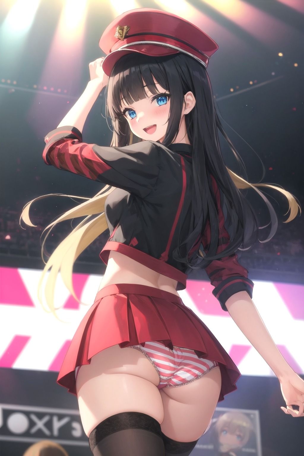 サンプル画像4:パンチラアイドル！赤衣装編(ぱんつ工房) [d_422349]