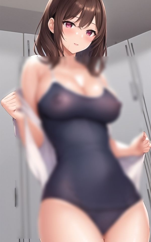 サンプル画像2:スク水女子 〜見てもいいよ〜(スタジオフェチ) [d_422404]