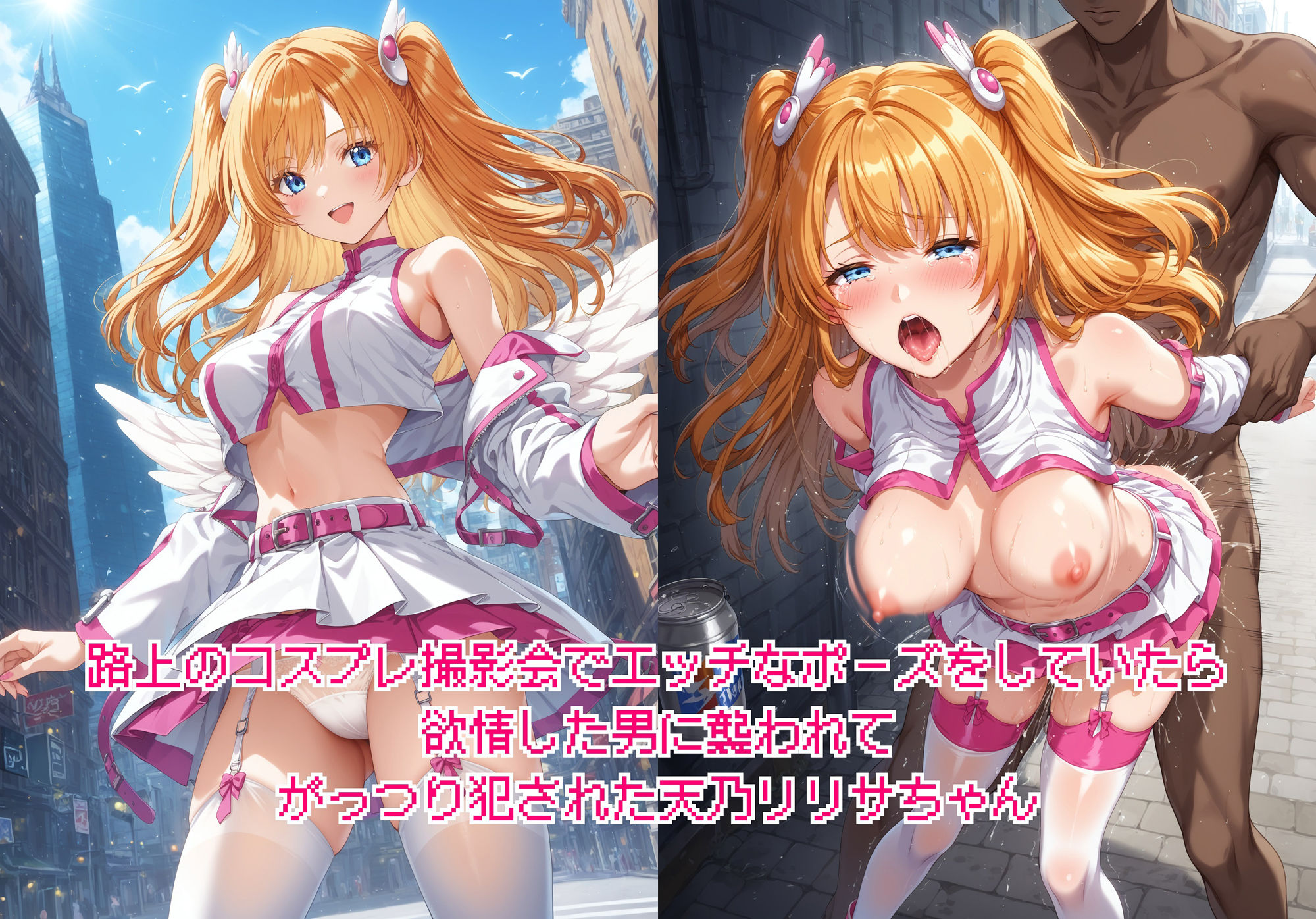 サンプル画像4:辱められたヒロイン達 vol.6(絵心あいのAI生成アトリエ) [d_422546]