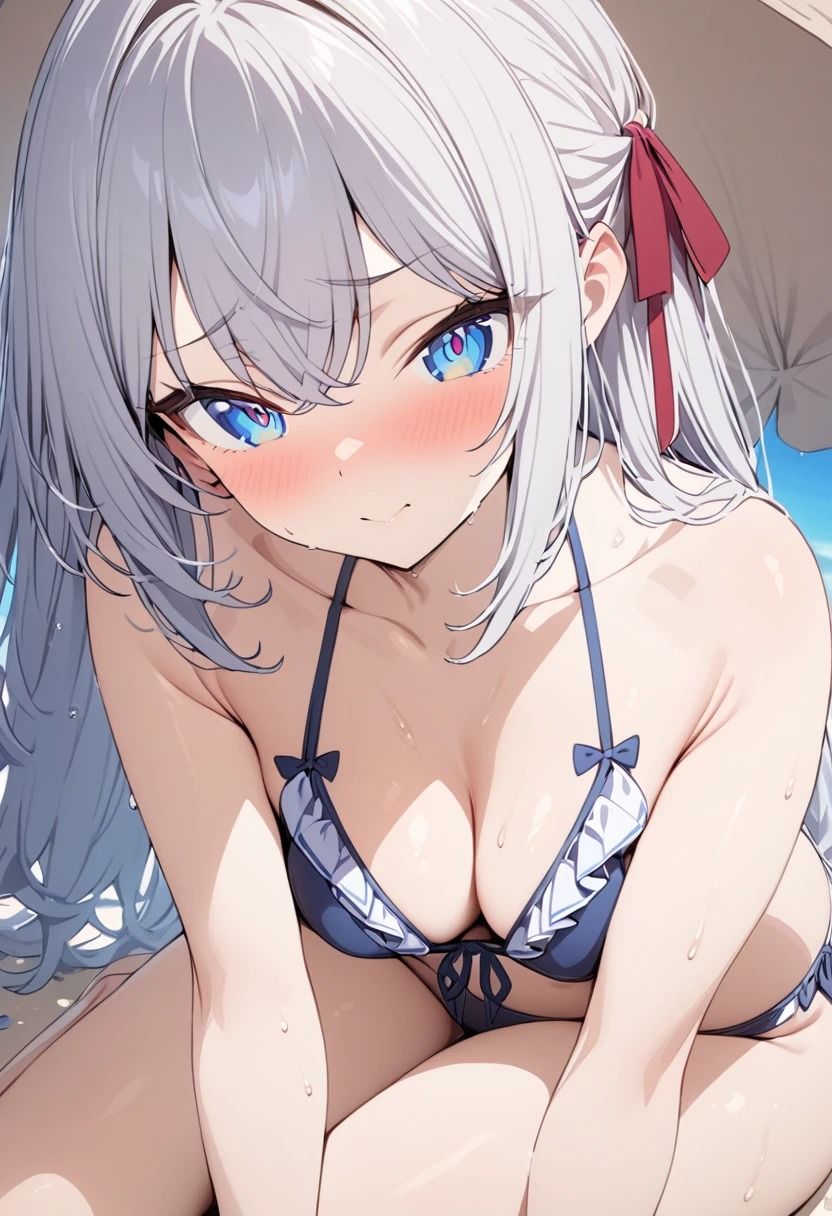 サンプル画像2:ビキニでデレるアーリャさん(汁なし担々麺) [d_422568]