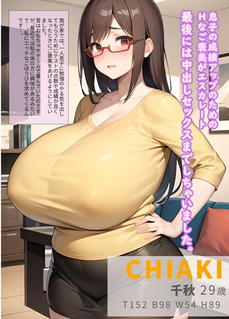 息子の成績アップのためのHなご褒美がエスカレートのサンプル画像 6