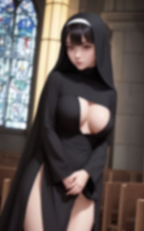 サンプル画像5:あどけない人妻シスターの淫乱流出画像集(リアルAI製作会) [d_422576]