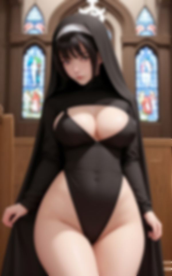 サンプル画像6:あどけない人妻シスターの淫乱流出画像集(リアルAI製作会) [d_422576]