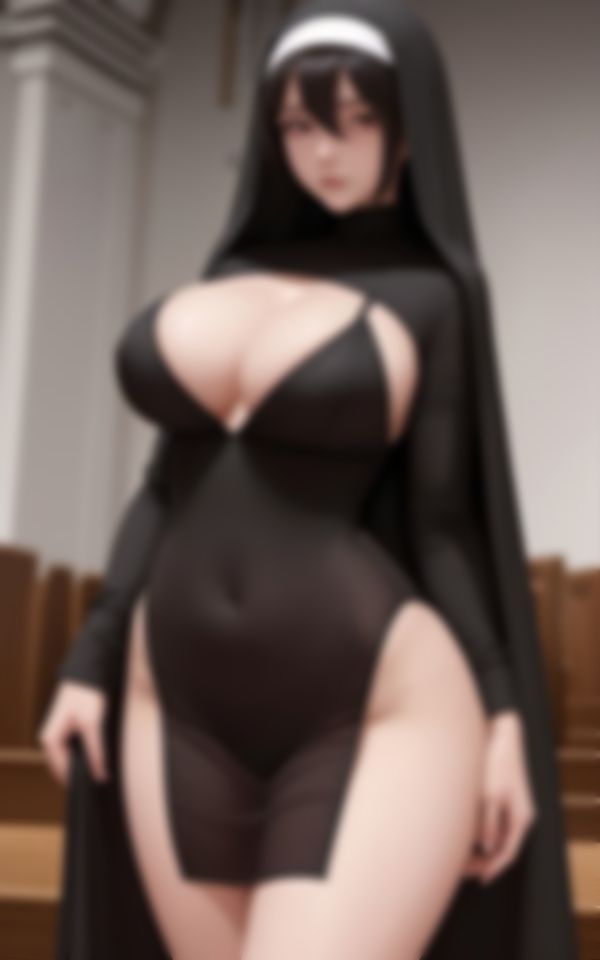 サンプル画像1:発情がとまらない新人シスターのエッチな淫乱写真集(AIロマンティック) [d_422589]