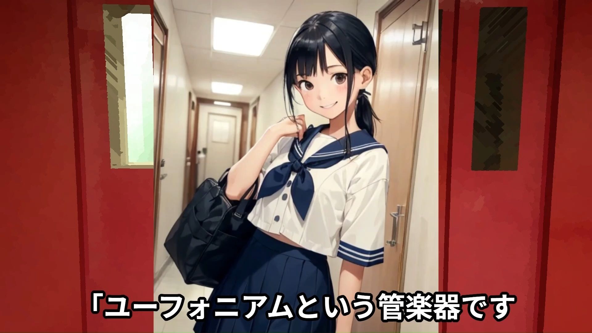 サンプル画像2:【J○痴●体験告白】帰宅途中の吹奏楽部の女子○○○に言うことを聞かないと購入したばかりのユーフォニアムを壊すと脅して辱めた話(少女痴●体験告白) [d_422715]