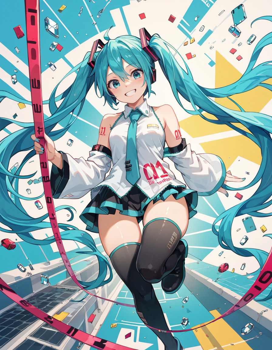 サンプル画像1:初音〇クの写真集 プレミアム(DJart_ISUKO) [d_422776]