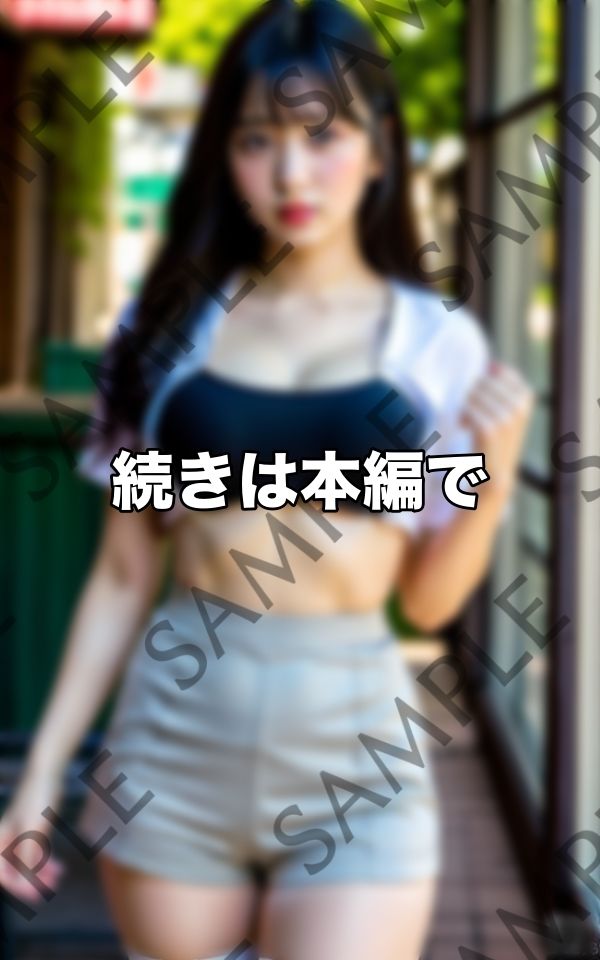 サンプル画像1:人妻のギリギリ露出…もうすでにOUTです(ぱこぱこの彼方) [d_422778]