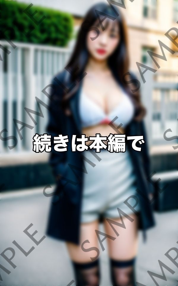 サンプル画像2:人妻のギリギリ露出…もうすでにOUTです(ぱこぱこの彼方) [d_422778]