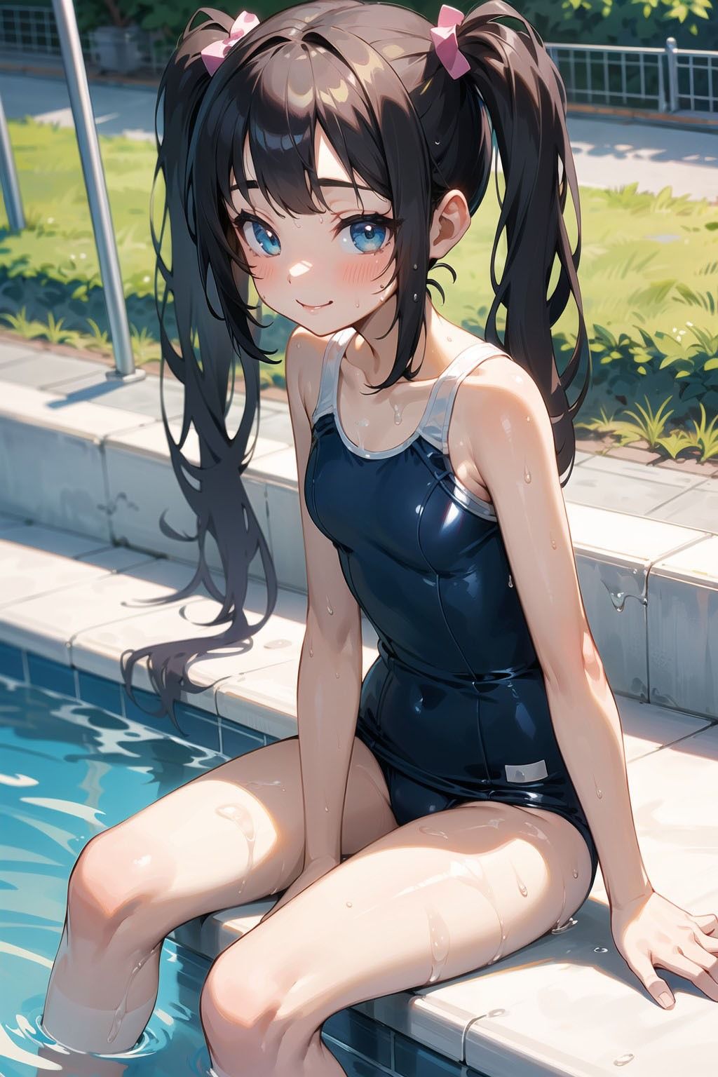 サンプル画像1:ちっぱいスク水ちゃんの災難(ココナッツパンチSS) [d_422863]