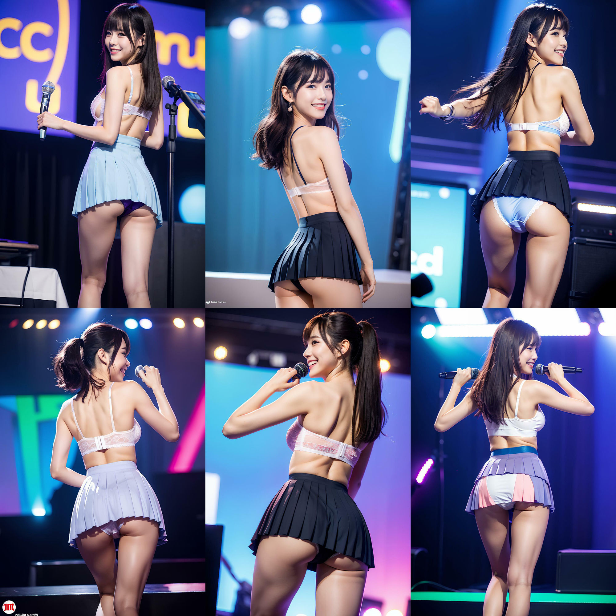 サンプル画像2:衣装パンツを忘れて生パンティでステージに立つアイドル vol:1(SakuraBooks) [d_422865]