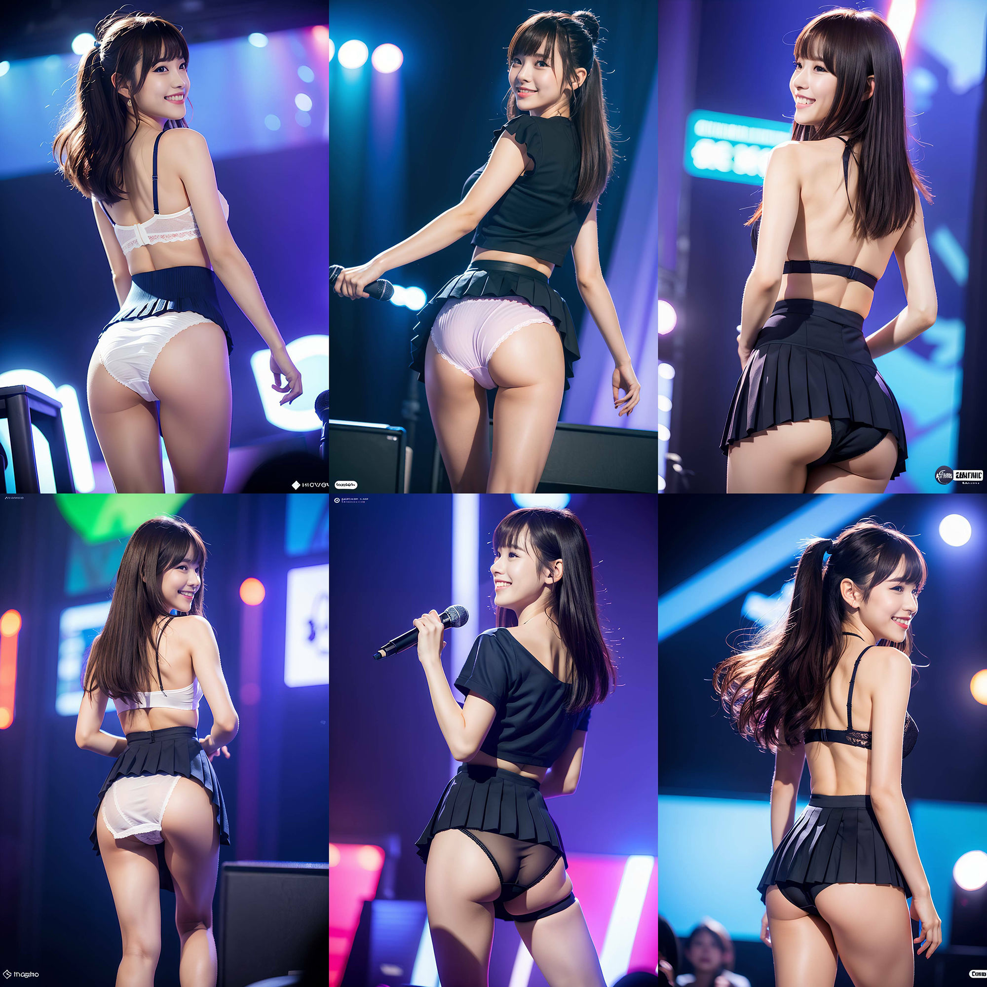 サンプル画像4:衣装パンツを忘れて生パンティでステージに立つアイドル vol:1(SakuraBooks) [d_422865]