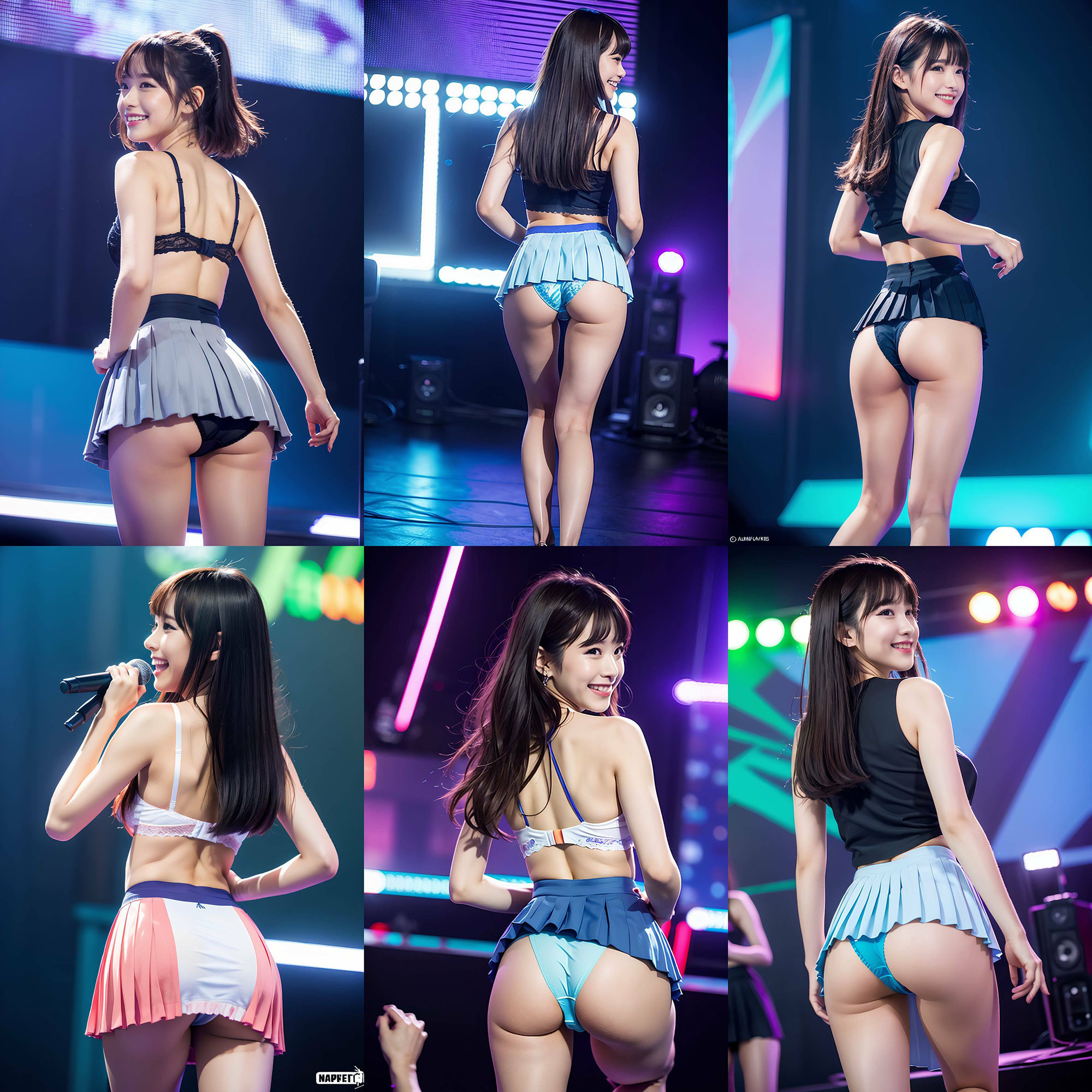 サンプル画像5:衣装パンツを忘れて生パンティでステージに立つアイドル vol:1(SakuraBooks) [d_422865]