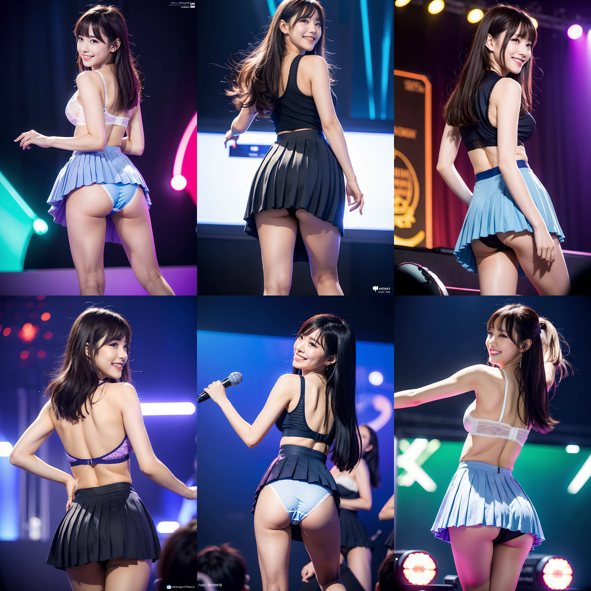 サンプル画像6:衣装パンツを忘れて生パンティでステージに立つアイドル vol:1(SakuraBooks) [d_422865]