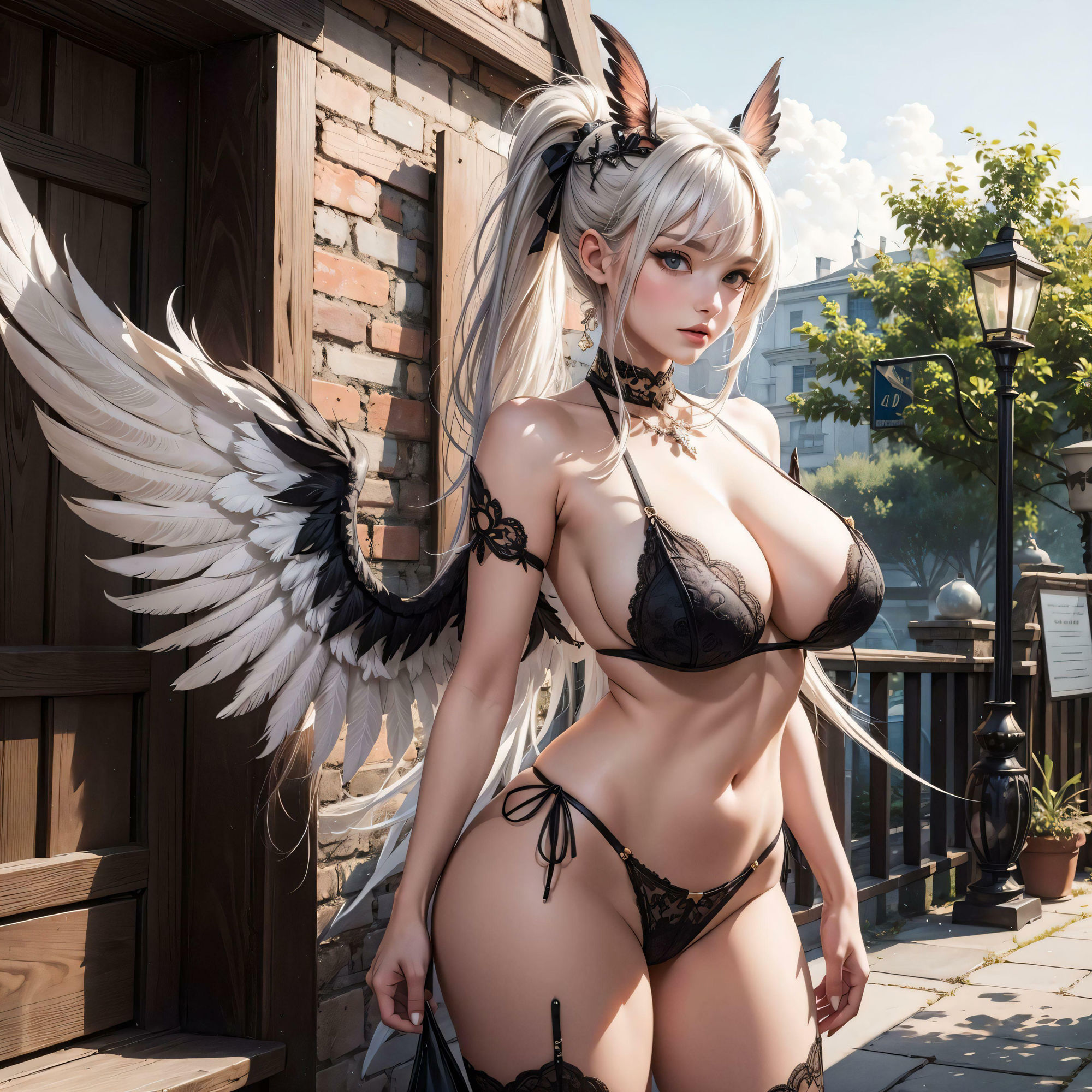 サンプル画像3:羽おっぱいは隠さない(おとぎばなしのかぎしっぽ) [d_422871]