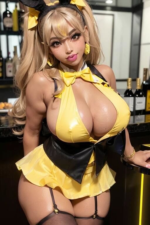 サンプル画像3:AIグラビア写真集 爆乳バニーガーデンギャル★すぺしゃる(YUKI) [d_422968]