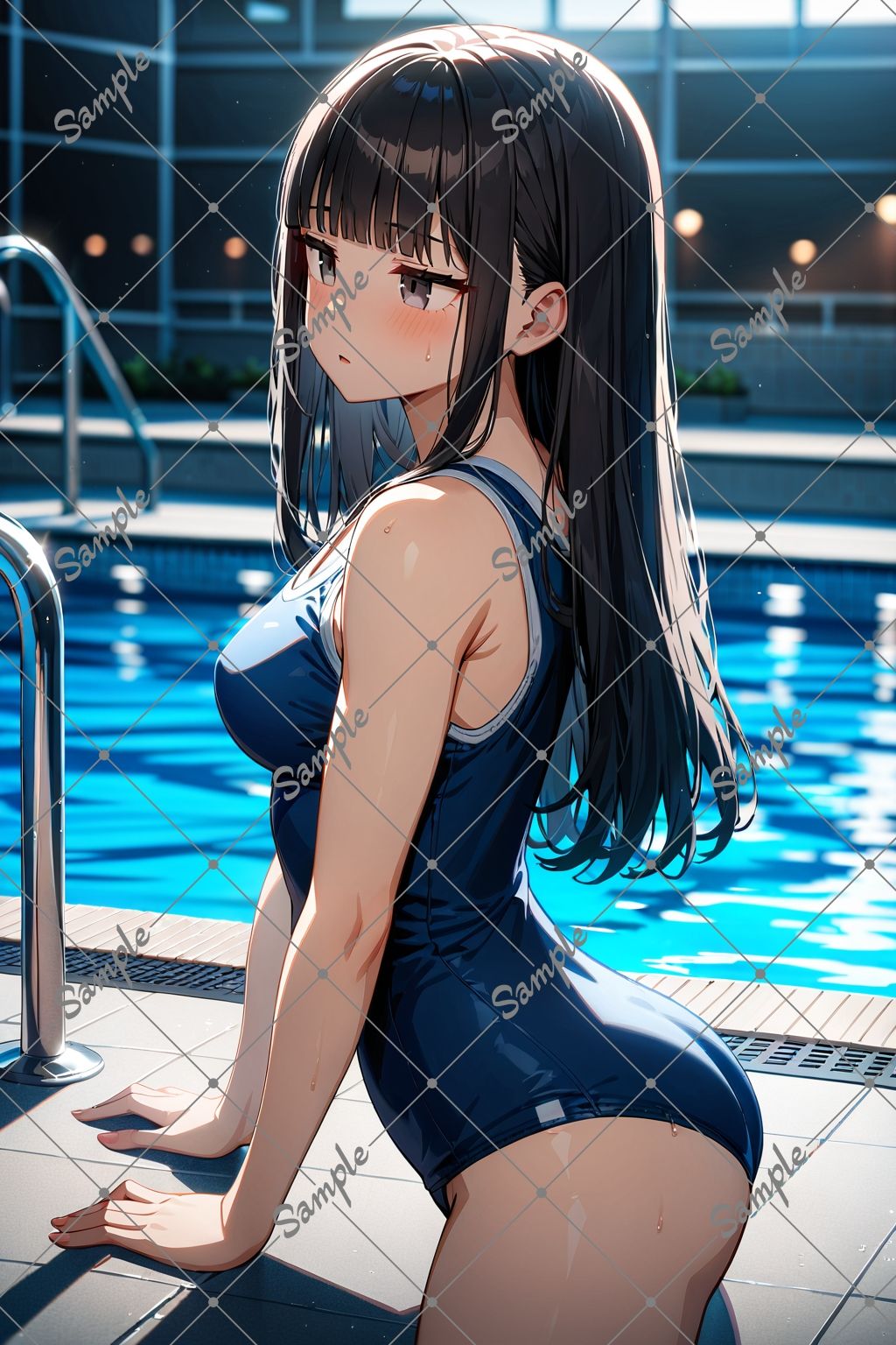 サンプル画像3:黒髪じと目ちゃん(OHANA) [d_422969]