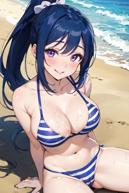 サンプル画像3:虹かけ誌 ラブライブ！ イラスト集15 松浦果南(九情承太郎商店) [d_423181]