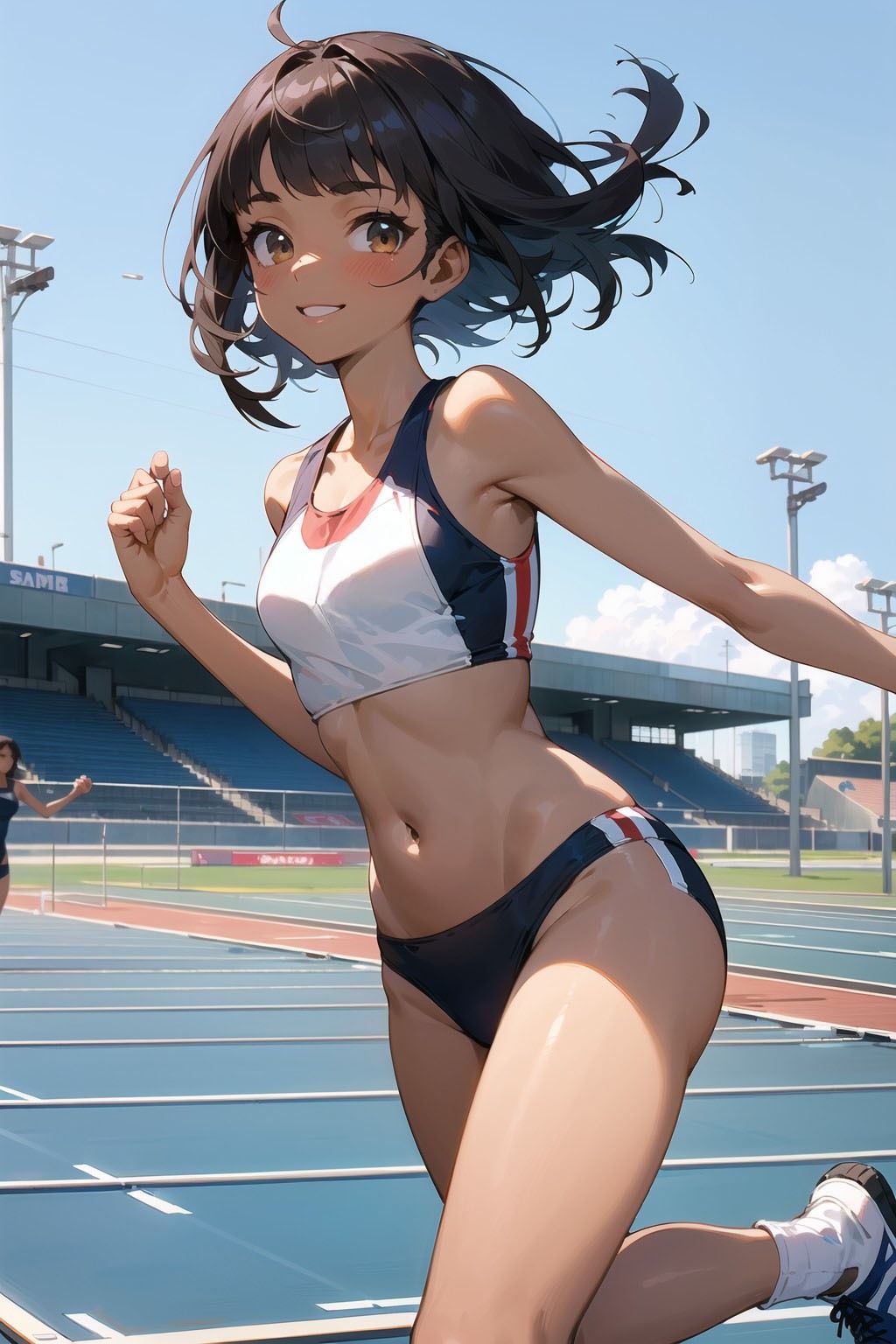 サンプル画像1:陸上部員ちゃんの災難(ココナッツパンチSS) [d_423273]