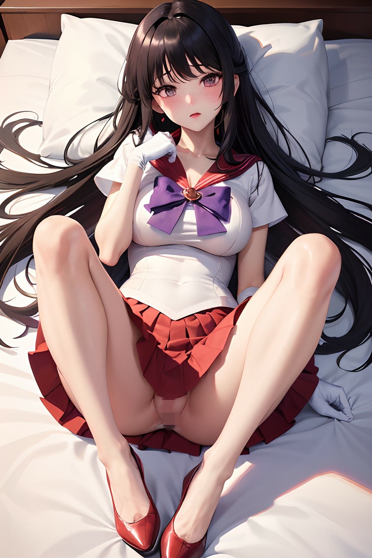 サンプル画像2:火野〇イ セーラー〇ーズ CG集 火星に変わってせっかんよ！(ヒロインプリン) [d_423281]