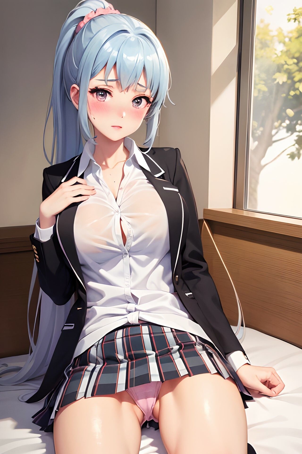 サンプル画像2:川〇沙希 CG集 別に、お金が必要なだけ(ヒロインプリン) [d_423326]